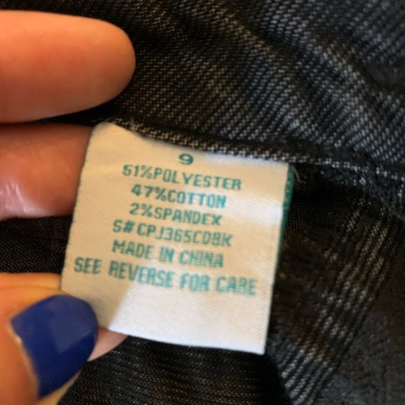 Lisa Kline LA Dark Blue Boho Corduroy Short Sz 9 - Picture 5 of 7